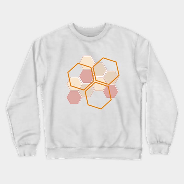 Abstract Geometric Shapes Crewneck Sweatshirt by GoodyL